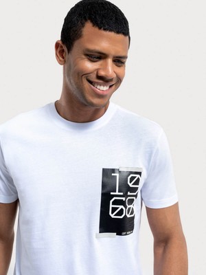 Loft Erkek T-Shirt Beyaz Lf2033887