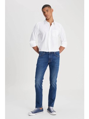 Lee Erkek Jean Pantolon Mavi L719125XT Slim