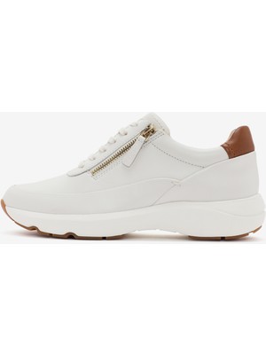Clarks Tivoli Zip Kadın Beyaz Günlük Ayakkabı 26176650