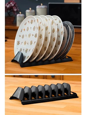 Emofom Tabak Düzenleyici Tencere Tava Kapağı Düzenleyici Mutfak Kapak Organizer