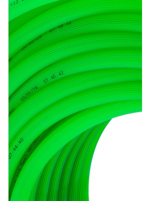 Çelik Pvc Silikonlu Naturel Su Hortumu Yeşil Renk  1/2 (12.5 Mm) 30 Metre 3,6 kg