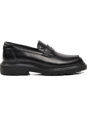 Pierre Cardin 700920 Siyah Açma Deri Erkek Loafer Ayakkabı