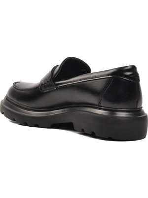 Pierre Cardin 700920 Siyah Açma Deri Erkek Loafer Ayakkabı