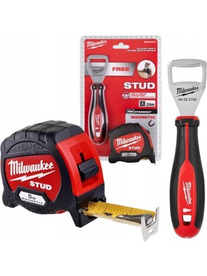 Milwaukee Studtm Şerit Metre 5 mt+Şişe Açacak 4932478794