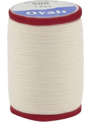Atmaca Tuhafiye Oyalı 4 Kat Suni Ipek  Renk No: 500 Iğne Oyası Ipi-Nakış Ipi