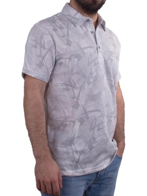 Twister Jeans 2278 Gri Polo Yaka Erkek T-Shirt