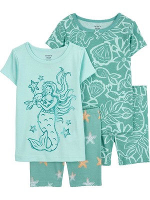 Carter's Küçük Kız Çocuk Pijama Set