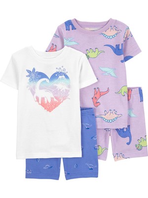 Carter's Küçük Kız Çocuk Pijama Set