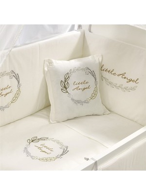 Meltem Kids Angel Nakışlı Pamuklu Bebek Uyku Seti 60x120 cm