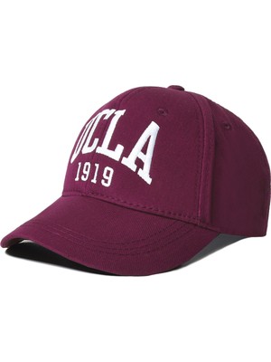 Ucla Ballard Bordo Baseball Cap Nakışlı - Unisex Şapka