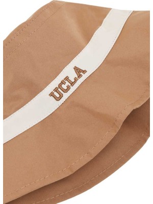 Ucla Montebello Kahve Bucket Nakışlı - Unisex Şapka