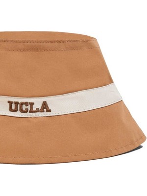 Ucla Montebello Kahve Bucket Nakışlı - Unisex Şapka