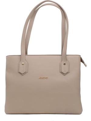 Armine 343 Kadın Omuz Çantası Vizon