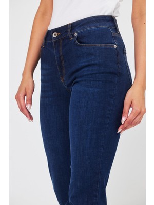 Vena Kadın Emilie Naturel Dark Bootcut Jean Pantolon