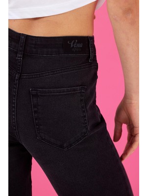 Vena Kadın Maria Black Slim Mom Jean Pantolon