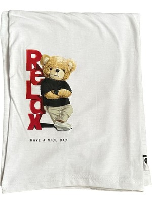 Heg Store Teddy Baskılı Oversize Unisex T-Shirt