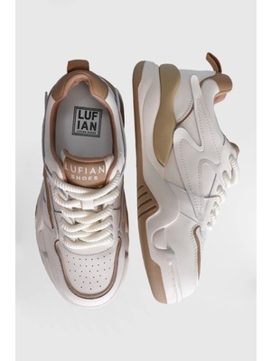 Lufian Maya Kadın Sneaker Ayakkabı Bej 121210