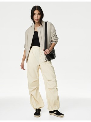 Marks & Spencer Saf Pamuklu Relaxed Fit Paraşüt Pantolon