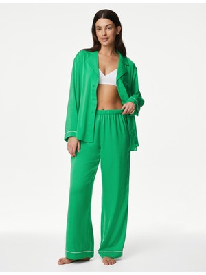 Marks & Spencer Regular Fit Dream Satin™ Pijama Takımı