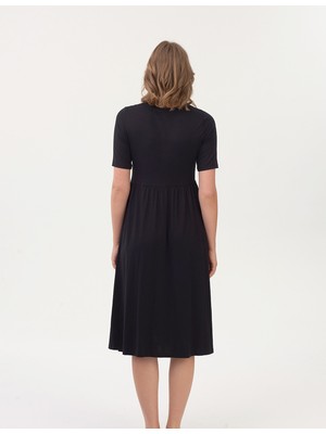 Marks & Spencer Relaxed Fit Midi Örme Elbise