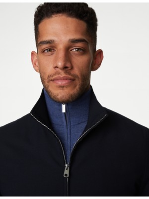 Marks & Spencer Tailored Fit 360 Flex™ Bomber Ceket