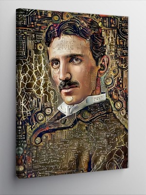 Tablomega Kanvas Tablo Nikola Tesla