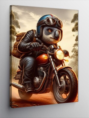 Karizma Tablo Kanvas Tablo Koala Yollarda Motorla