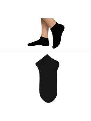 Eyon Socks Bambu Kadın Patik Çorap, Burun Dikişsiz, Yıkamalı, 6'lı Paket