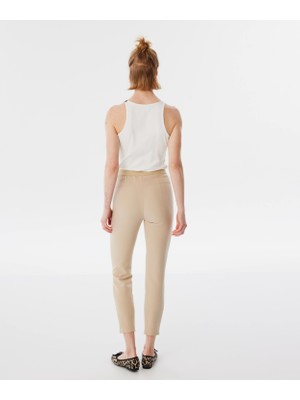 Twist Metal Fermuarlı Skınny Fit Pantolon