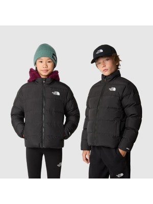 The North Face Siyah Erkek Çocuk Mont NF0A82YUJK31 Teen Reversıble North