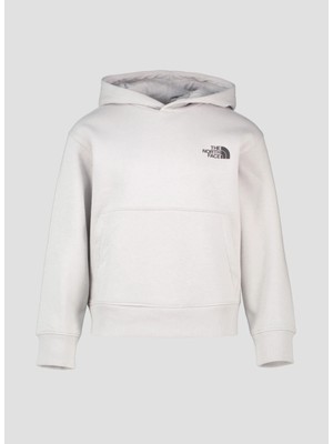 The North Face Erkek Çocuk Gri Sweatshırt NF0A8599A911 B Mountaın Lıne Hoodıe