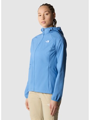 The North Face Mavi Kadın Kapüşon Yaka Standart Fit Sweatshirt NF0A7R2RPOD1_W Nımble Hoodıe - Eu