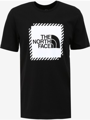 The North Face Siyah Erkek Bisiklet Yaka  Standart Fit Baskılı T-Shirt NF0A894YJK31_M Bıner Graphıc 2 Tee