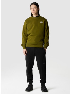 The North Face Yeşil Erkek Bisiklet Yaka Sweatshirt NF0A7X1IPIB1_M Sımple Dome Crew