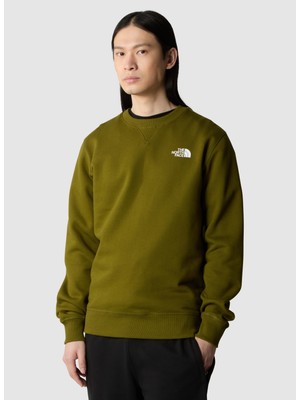 The North Face Yeşil Erkek Bisiklet Yaka Sweatshirt NF0A7X1IPIB1_M Sımple Dome Crew