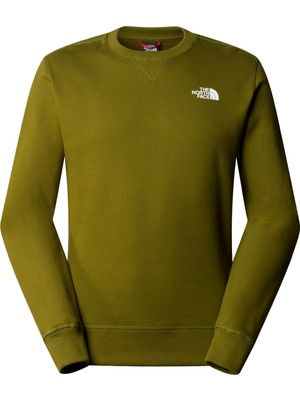 The North Face Yeşil Erkek Bisiklet Yaka Sweatshirt NF0A7X1IPIB1_M Sımple Dome Crew