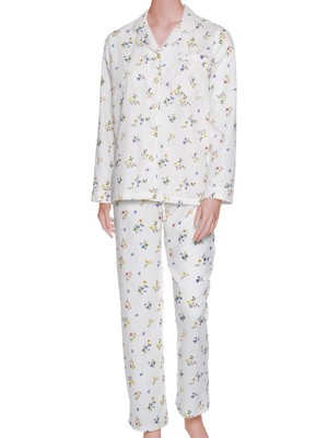The Don Poplin Kadın Pijama Takımı Desen 44