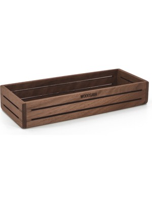 3Line Yatay Kalemlik & Aksesuar Kutusu | Woodsaka