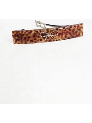 New Obsessions Fiyonklu Leopar Otomatik Fiyonklu Toka