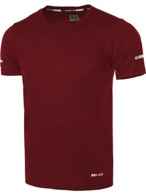 Ghassy Co. Erkek Nem Emici Hızlı Kuruma Atletik Teknik Performans Spor T-Shirt