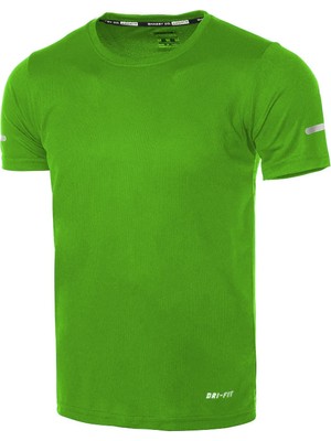 Ghassy Co. Erkek Nem Emici Hızlı Kuruma Atletik Teknik Performans Spor T-Shirt