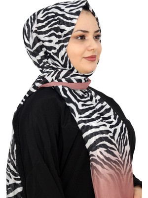 Elit Ebruli Zebra Soft Şal EŞ5186-3