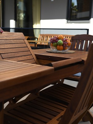 Attaleia Furniture Silyon Açılır Masa Takımı