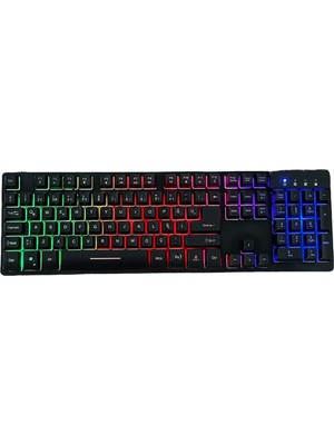 LED Backlight Keyboard Zyg 800 Renkli Işıklı Klavye