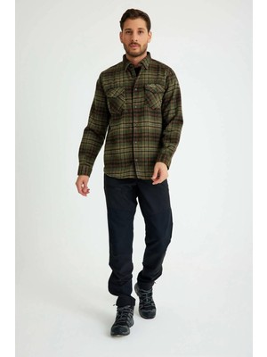 Q Steinbock Pegasus Erkek Outdoor Polarlı Oduncu Gömlek 80511