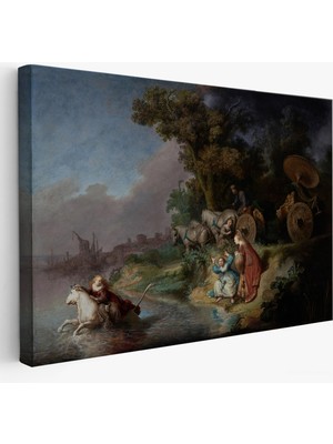 Harita Sepeti Rembrandt - Avrupalının Kaşırılışı Tablo - The Abduction Of EUROPA-7138