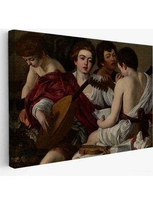 Harita Sepeti Caravaggio - Müzisyenler Tablo - The MUSICIANS-7144