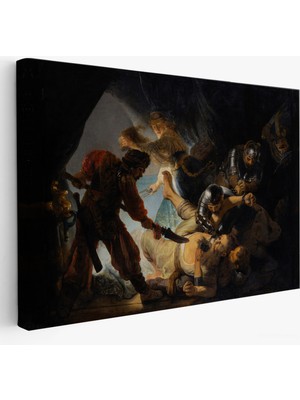 Harita Sepeti Rembrandt - Samson'un Körleştirilmesi Tablo - The Blinding Of SAMSON-7141