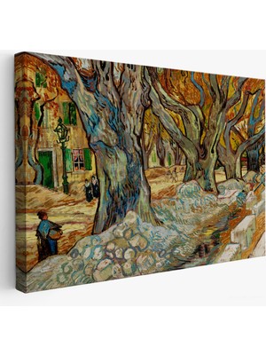 Harita Sepeti Çerçeveli Vincent Van Gogh Sokak Emekçileri TABLO-7167
