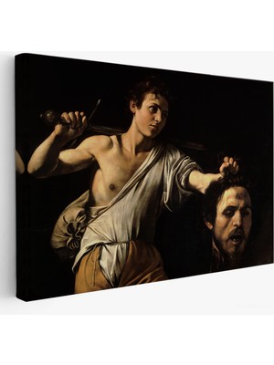 Harita Sepeti Caravaggio - David With The Head Of Goliath, Davud Goliath'ın Başı TABLOSU-7066